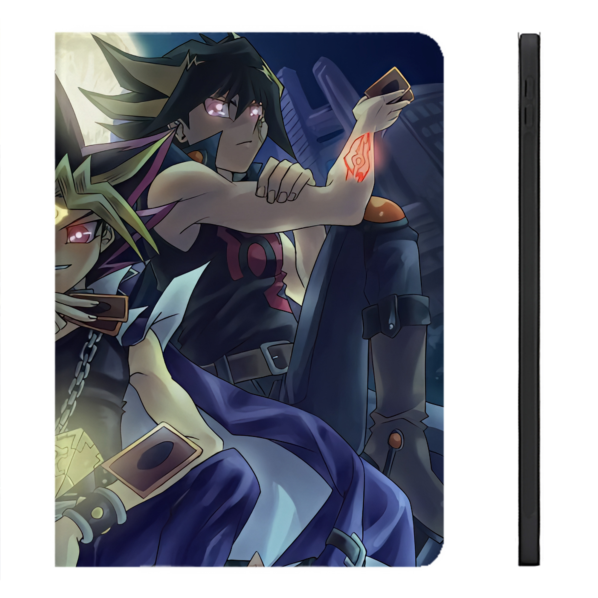 （画像用） 遊☆戯☆王 Yu-Gi-Oh! IPadケース ペンホルダー付き ブックスタイルデザイン